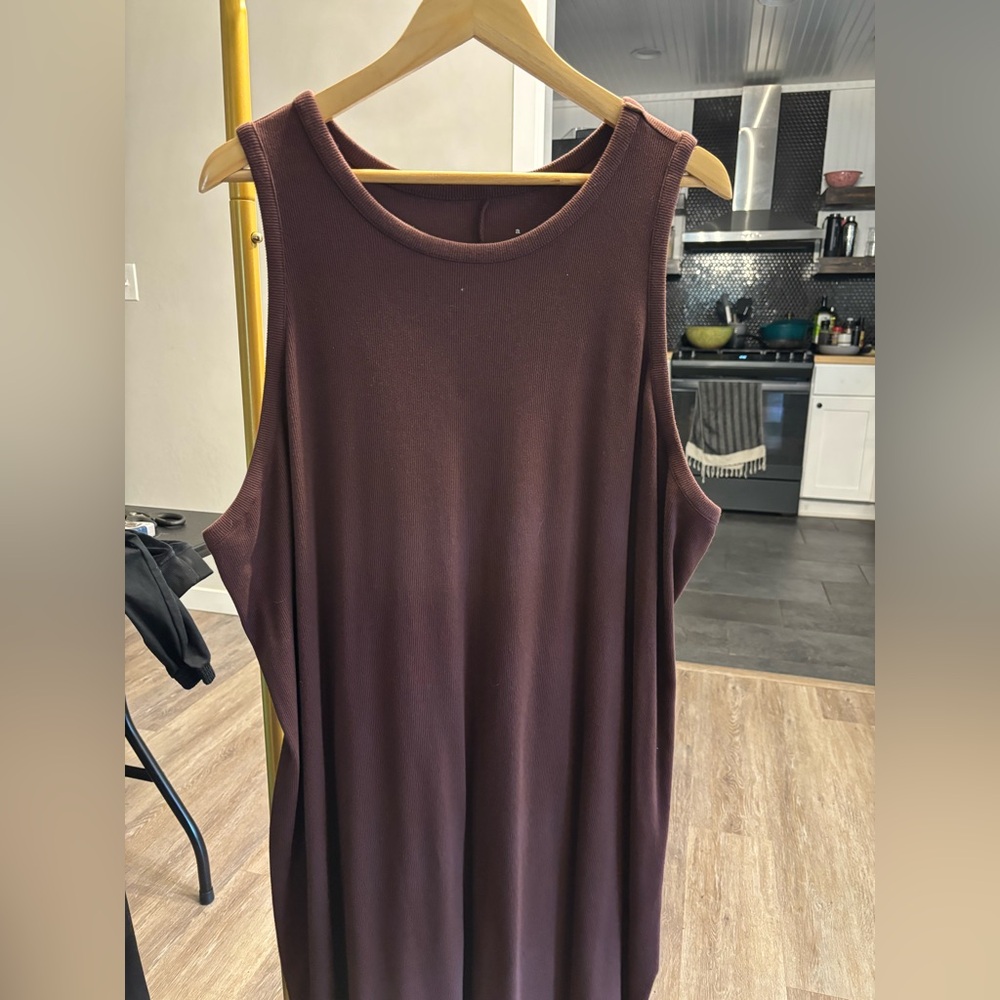 Sleeveless Burgundy Dress 4x plus size